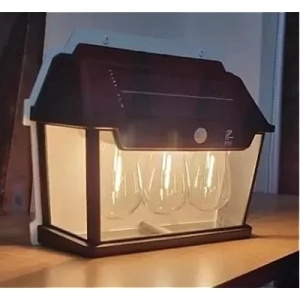 Lampa solara LED de perete cu 3 becuri Senzor de miscare Andowl Q D1640 - Img 2