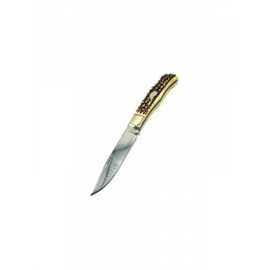 Briceag Maner Imitatie Corn De Cerb, 19 Cm, Manual,husa textila inclusa - Img 2