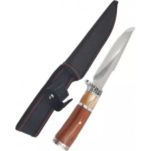 Cutit vanatoare COLUMBIA 27 cm maner imitatie os,TEACA INCLUSA