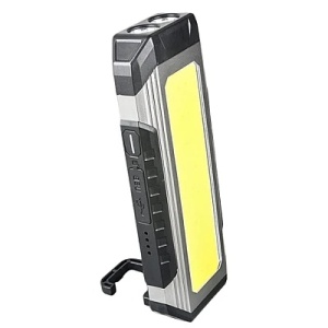 Lampa de Lucru LED + COB Andowl QD77 cu USB Magnet Agatatoare C - Img 1