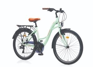 Bicikli gradski 26" CITY WOMAN V BRAKE SHIMANO STEF 41 21 SPEED