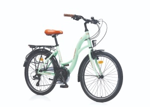 Bicikli gradski 24" CITY WOMAN V BRAKE SHIMANO STEF 41 21 SPEED