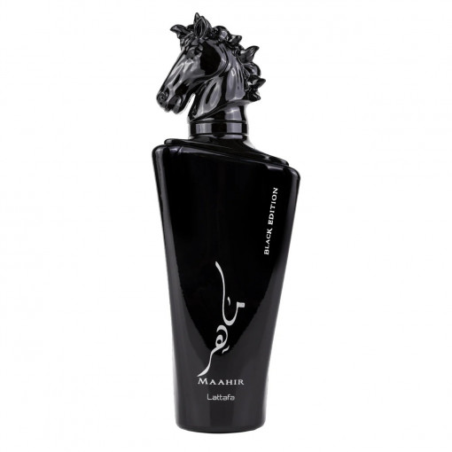 Αραβικό άρωμα Maahir Black Edition, Lattafa, eau de parfum 100 ml, ανδρικό