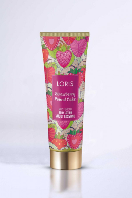Λοσιόν σώματος Strawberry pound cake από την Loris- 236 ml