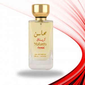 Αραβικό άρωμα Lattafa Mahasin Crystal, eau de parfum 100 ml, γυναικείο - Img 2