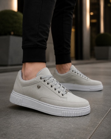 Elegantne sive muške patike 5954