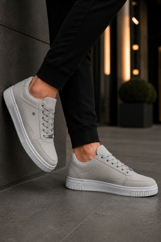 Elegantne sive muške patike 5954 - Img 2