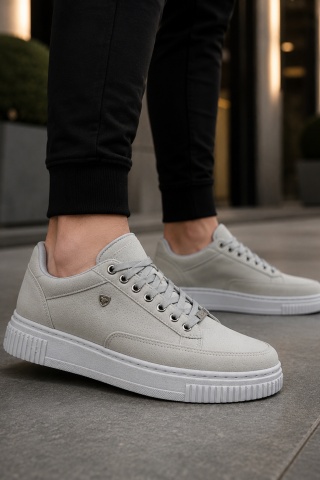 Elegantne sive muške patike 5954
