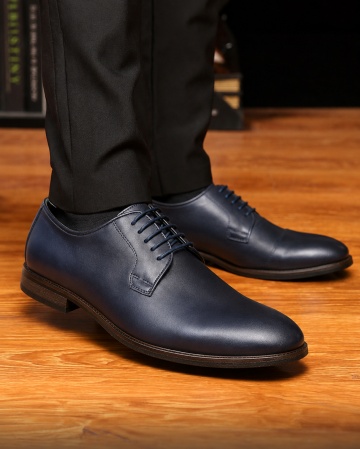 Elegantne tamnoplave muške cipele 5541 - Img 2