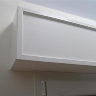Cassonetti PVC colore bianco, altezza 350 mm, lunghezza 2300 mm, profondita  massima di montaggio 150 mm