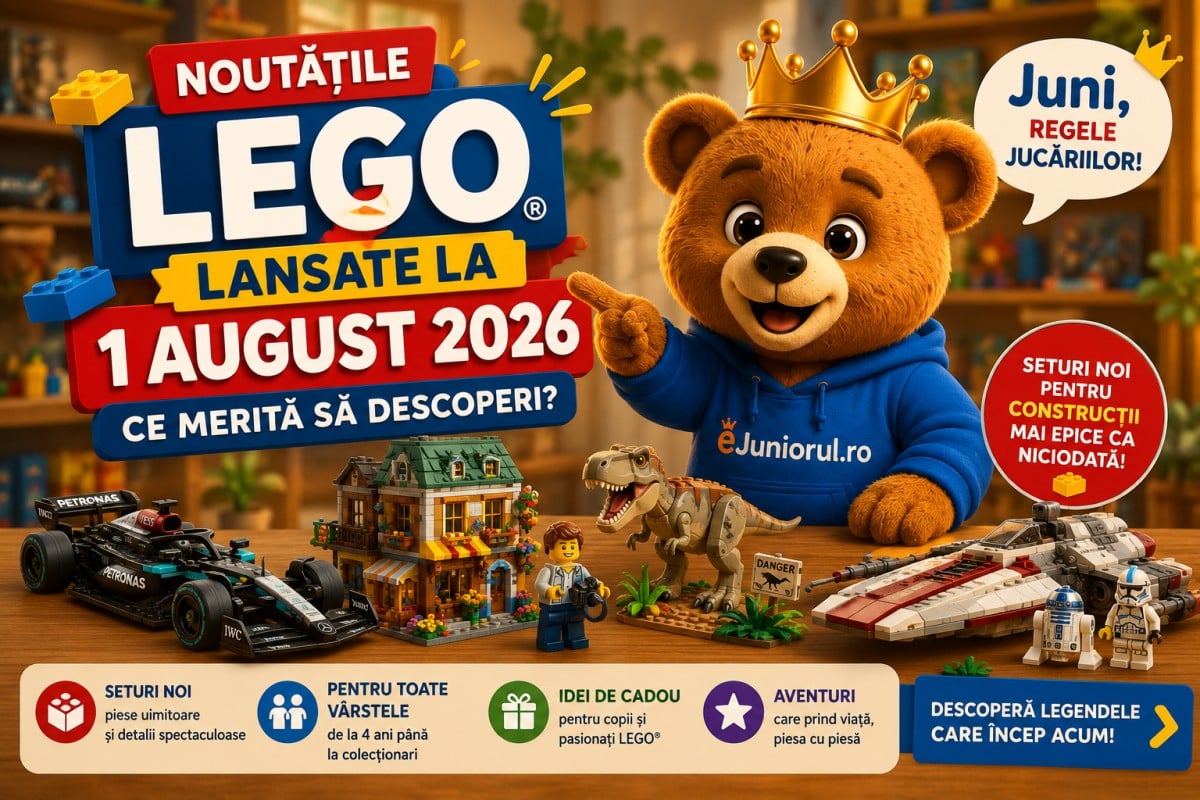🧱 Noutățile LEGO lansate la 1 august 2026 – ce merită să descoperi?