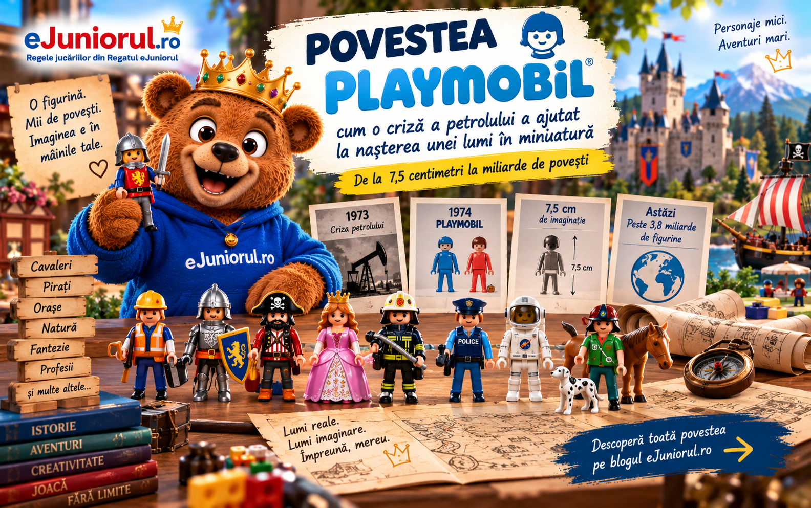 👷♂️🏰 Povestea PLAYMOBIL: cum o criză a petrolului a ajutat la nașterea unei lumi în miniatură
