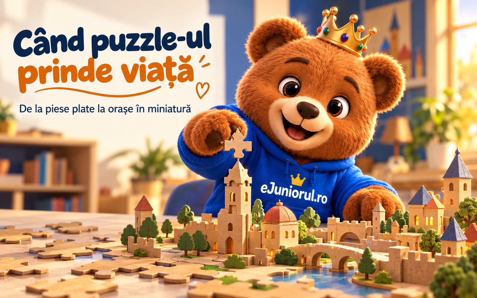 De la puzzle-ul clasic la orașe în miniatură: cum au evoluat puzzle-urile 3D