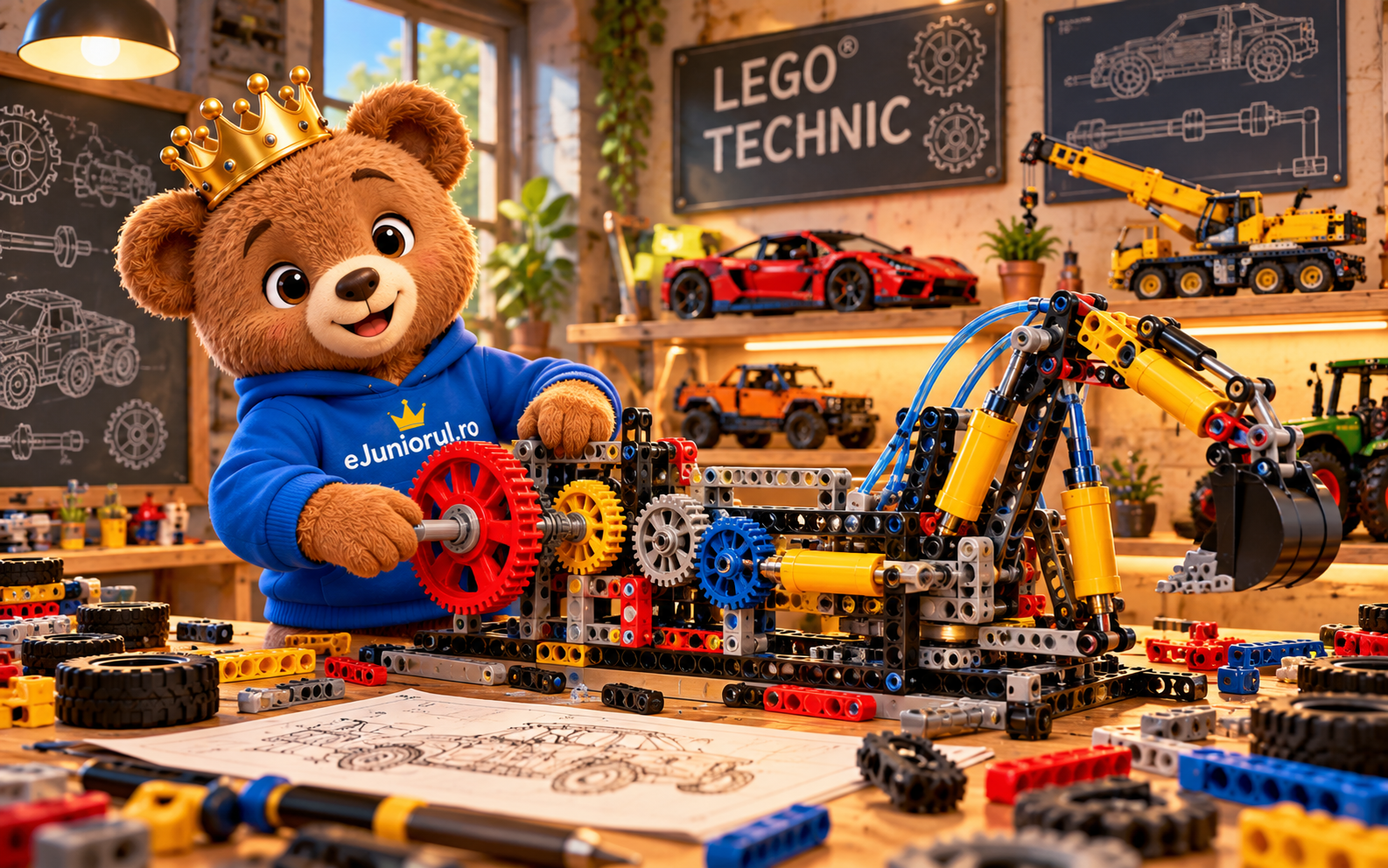 Povestea LEGO® Technic: construcții în mișcare