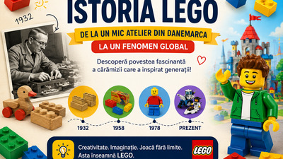 🧱 Istoria LEGO®: de la atelierul unui tâmplar la un fenomen mondial