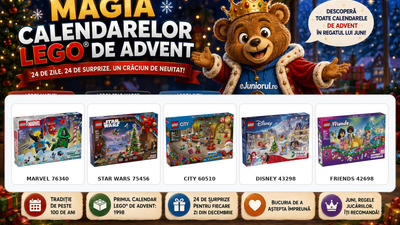 🎄 Calendarele de Advent LEGO®: 24 de zile de surprize, o tradiție veche și noutățile din 2026