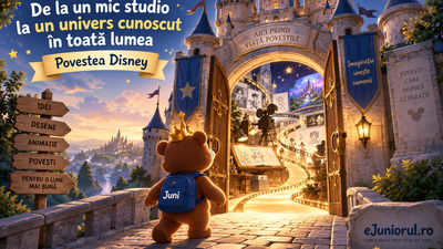 🏰 De la un mic studio la un univers cunoscut în toată lumea: povestea Disney