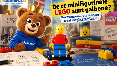 🟨 De ce minifigurinele LEGO sunt galbene? Povestea omulețului care a dat viață cărămizilor