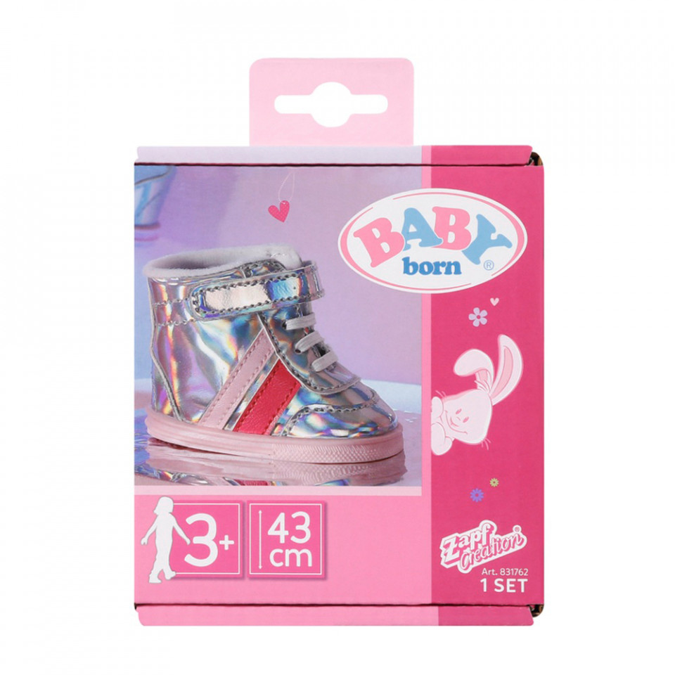 Baby Born - Sneakers Argintii 43 Cm - 1 | YEO