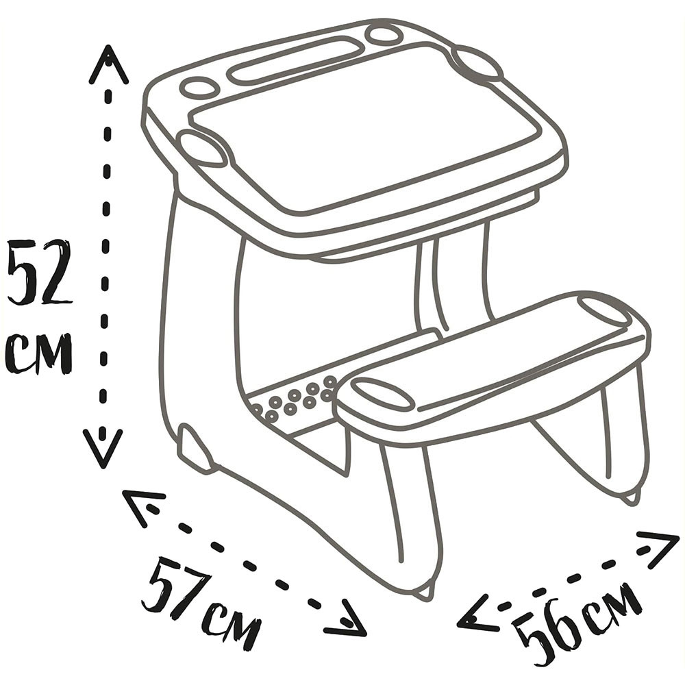 Banca scolara Smoby Magical Desk cu accesorii - 1 | YEO