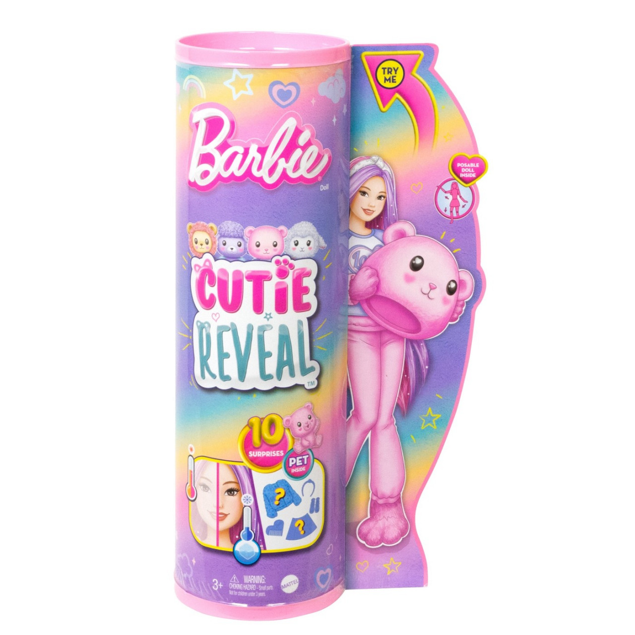 Barbie Papusa Barbie Cutie Reveal Ursulet - 2 | YEO