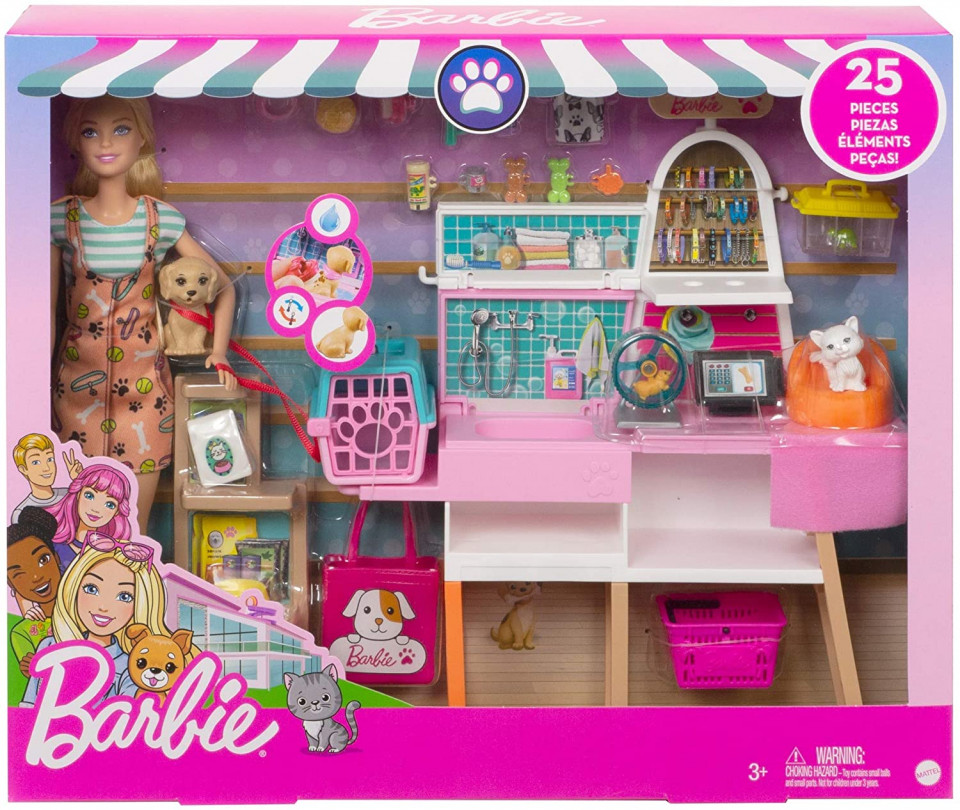 Barbie Set De Joaca Magazin Accesorii Animalute - 1 | YEO