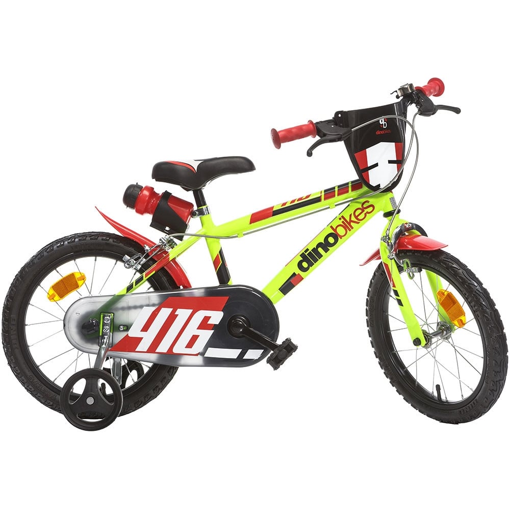 Bicicleta copii Dino Bikes 16\' 416 galben