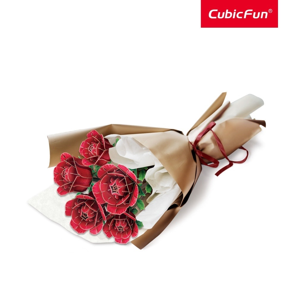 Cubic Fun - Buchet de Trandafiri 3D 265 piese - 2 | YEO