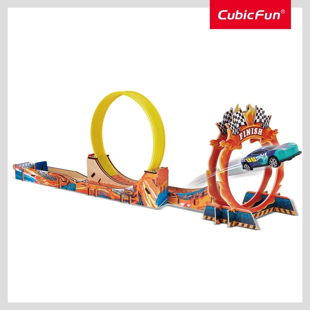 Cubic Fun - Joc Educativ STEM National Geographic puzzle 3D Cursa trasnita - 3 | YEO