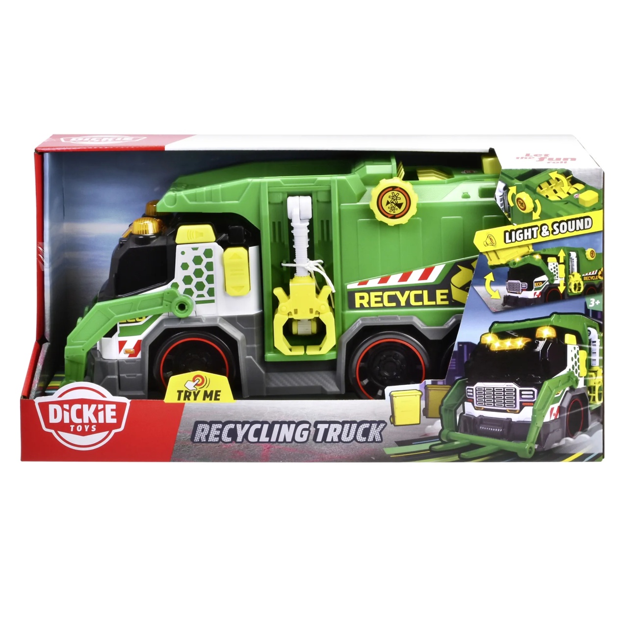 Dickie Toys Camion De Reciclare Cu Lumini Si Sunete 39Cm
