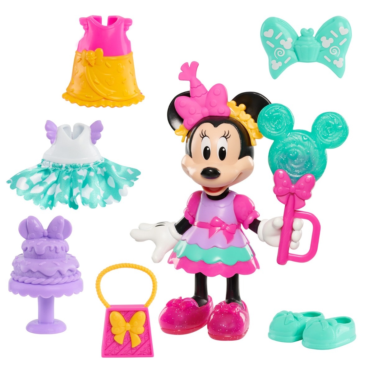 Disney Minnie Mickey - Papusa cu accesorii, Sweet Party - 2 | YEO