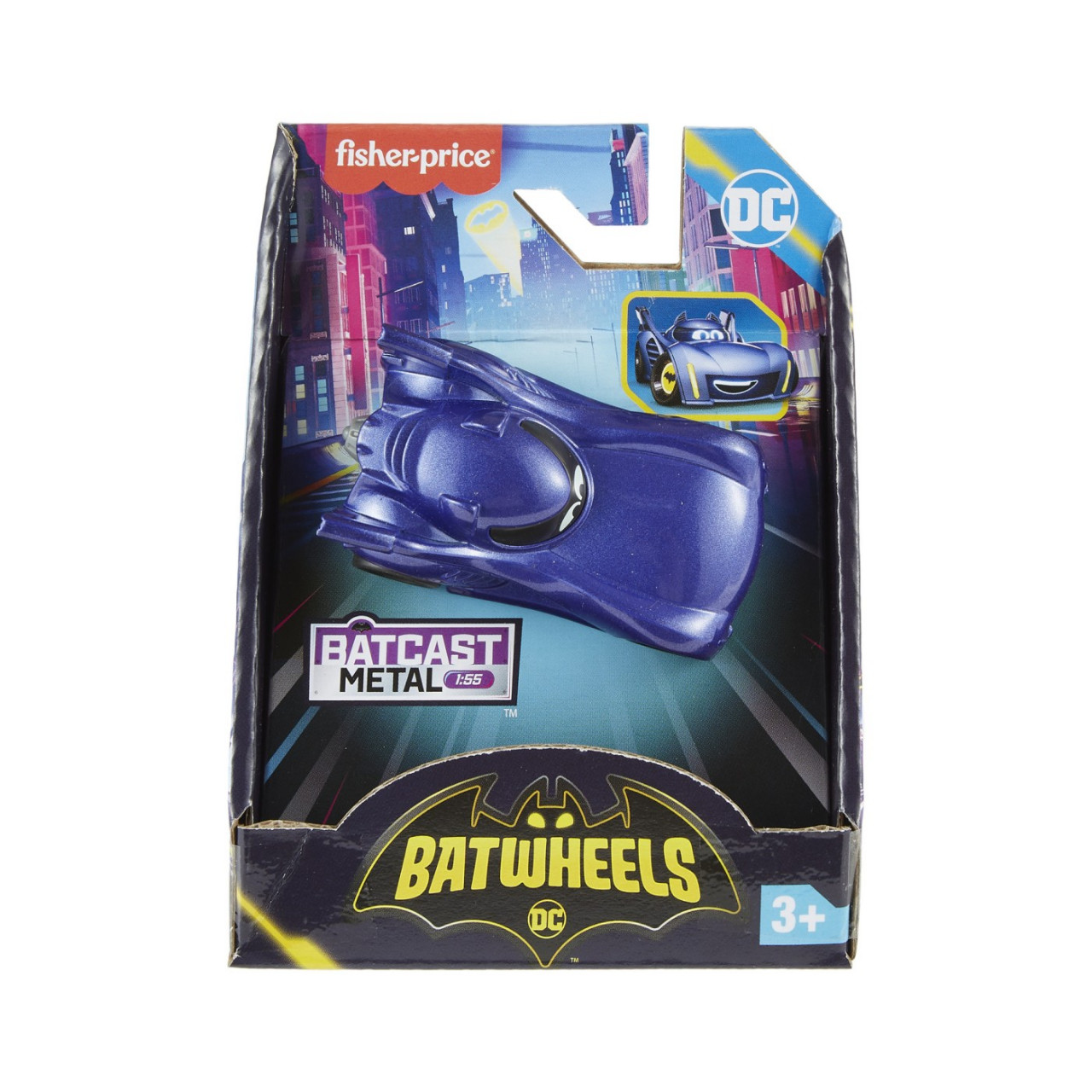 Fisher Price Batwheels Masinuta Metalica Batmobile 1:55