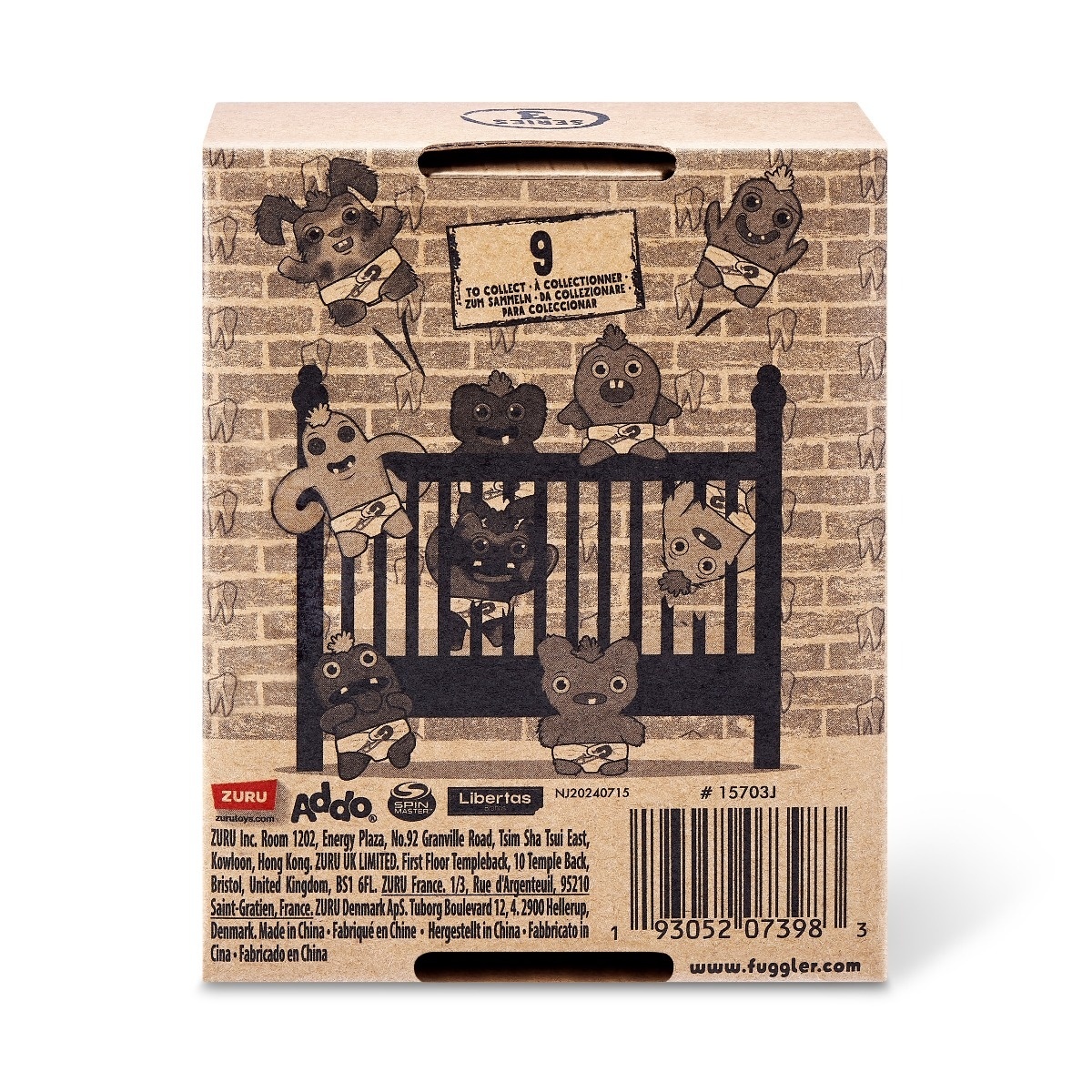 Fuggler - Jucarie de plus, 9 cm - Bebe ciudatei, Screech - 4 | YEO