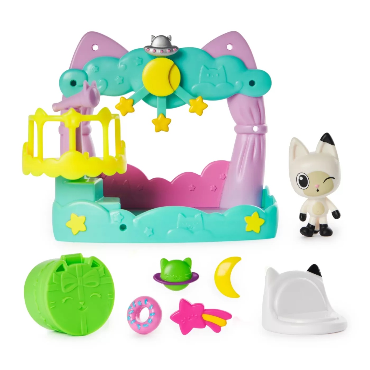 Gabbys Dollhouse Set Balcon Decorat A Lui Pandy Paws - 1 | YEO