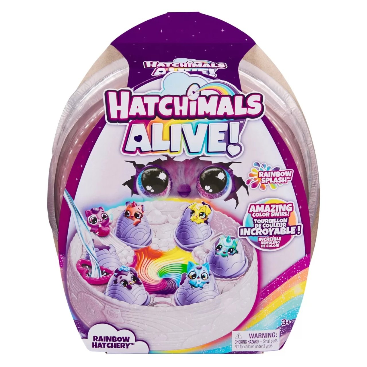 Hatchimals Alive Set Curcubeu