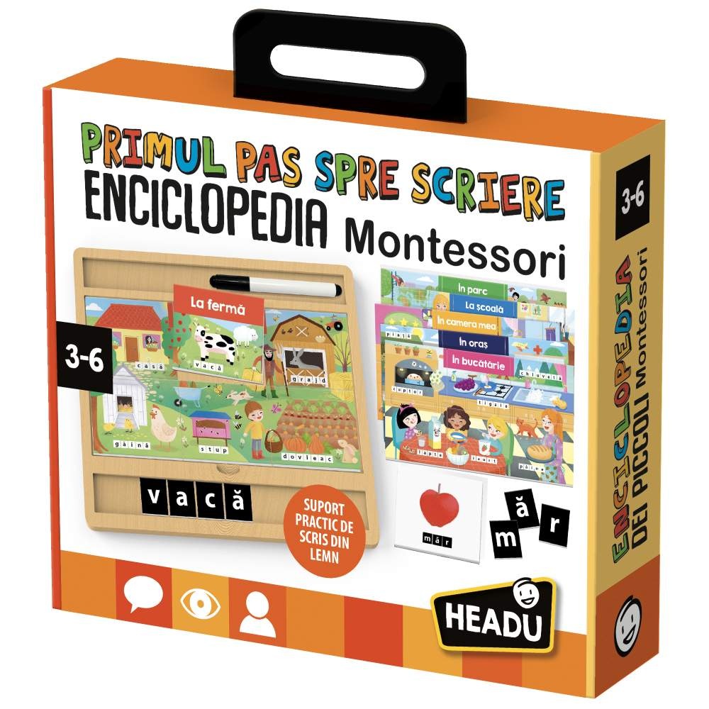 Headu Enciclopedia Montessori primul pas spre scriere