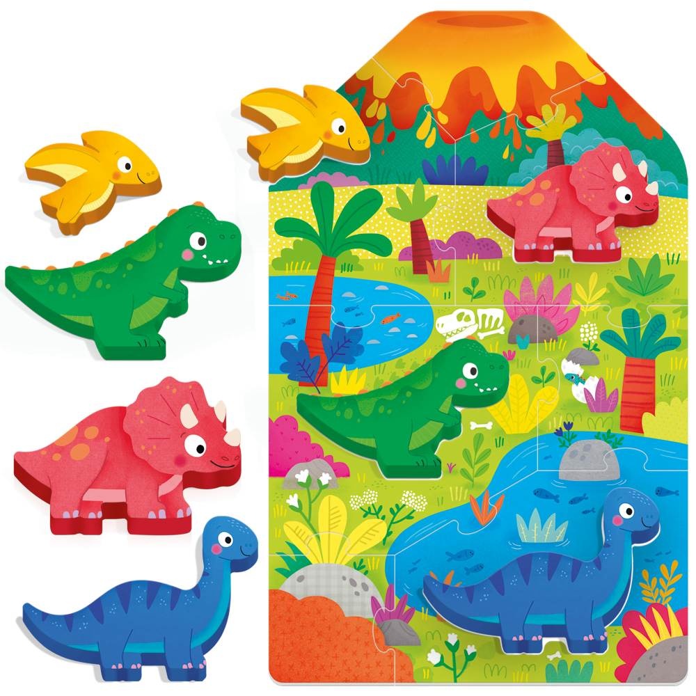 Headu Montessori primul meu puzzle cu Dinozauri…