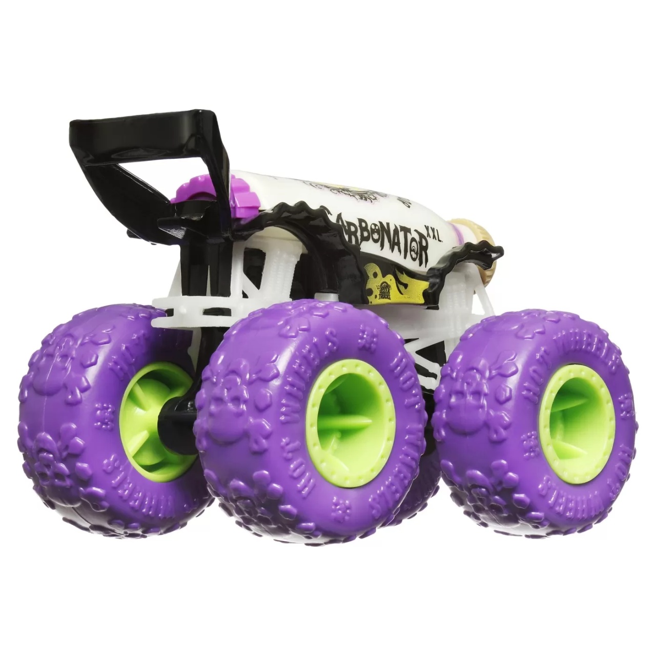 Hot Wheels Monster Truck Glow In The Dark Masinuta Carbonator Xxl Scara 1:64 - 2 | YEO