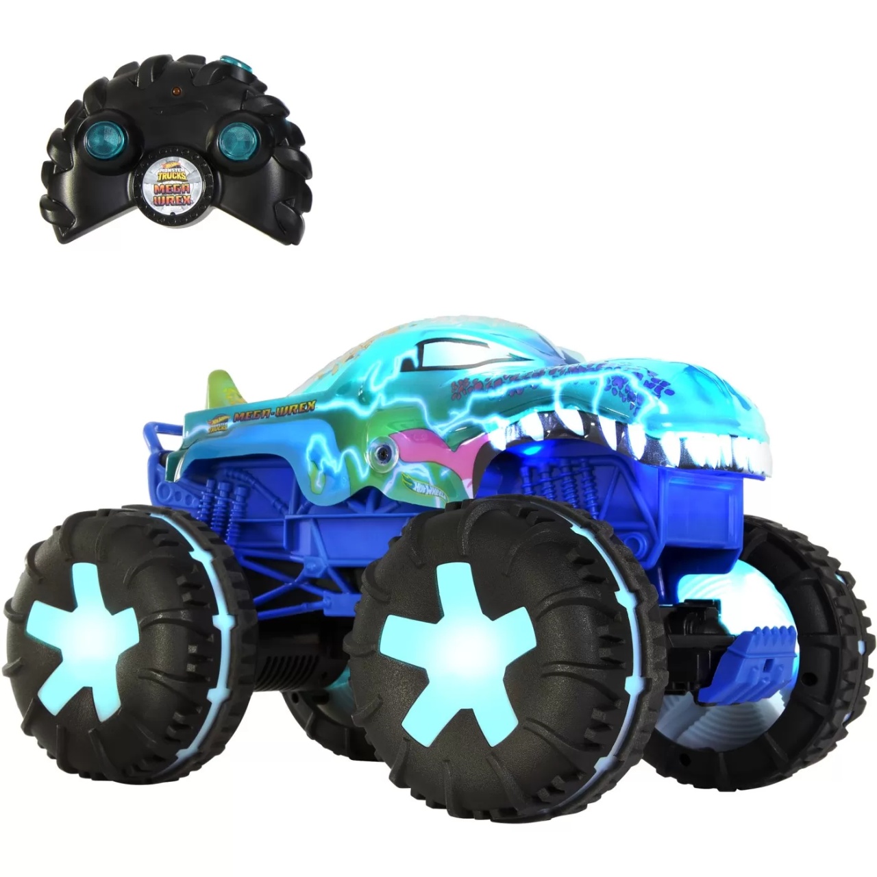 Hot Wheels Monster Truck Mega Wrex Alive Rc Scara 1 La15 - 1 | YEO