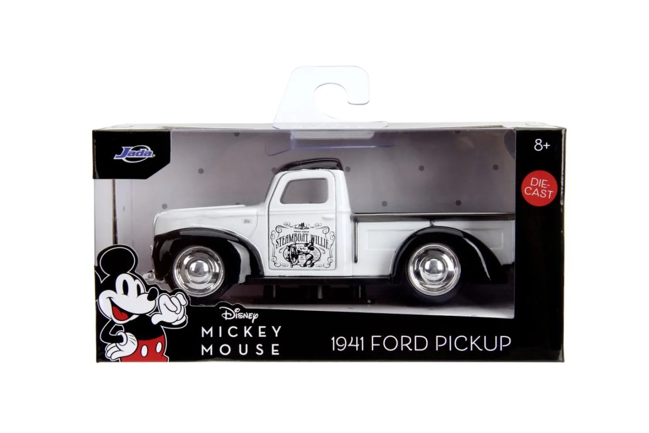 Jada Disney Mickey Mouse Masinuta Metalica Ford Pickup 1941 Scara 1:32