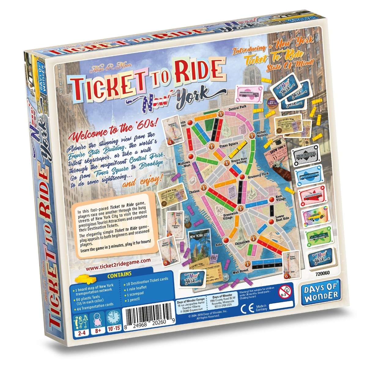 Joc de societate Ticket To Ride New York, limba engleza - 2 | YEO