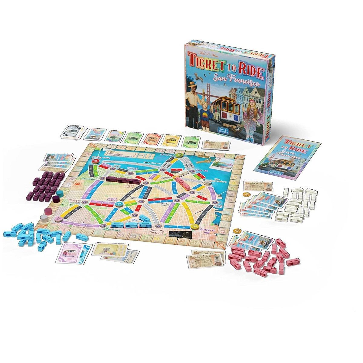 Joc de societate Ticket to Ride San Francisco, limba engleza - 2 | YEO