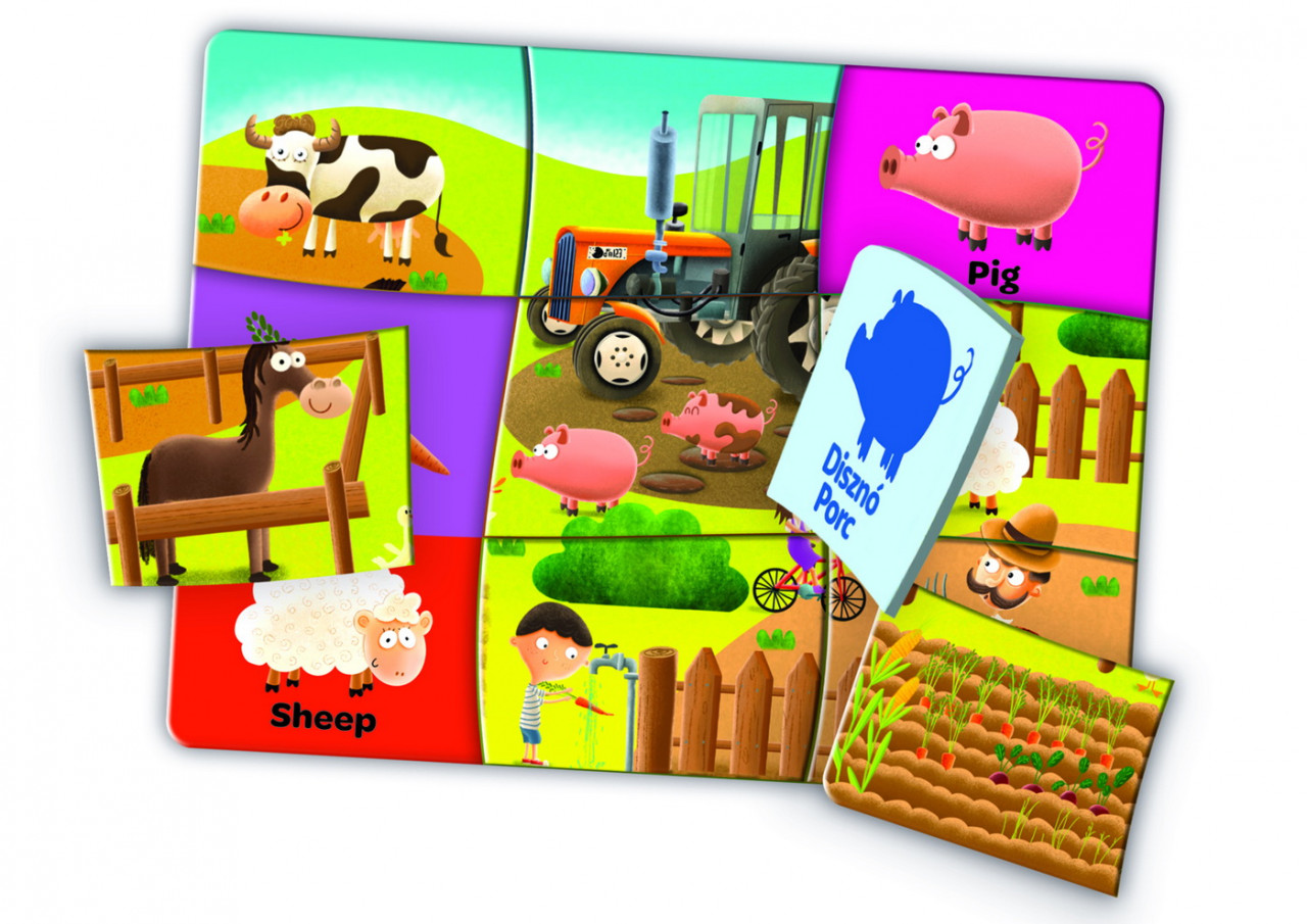 Joc Educativ Edupuzzle Engleza Pentru Prescolari - 1 | YEO