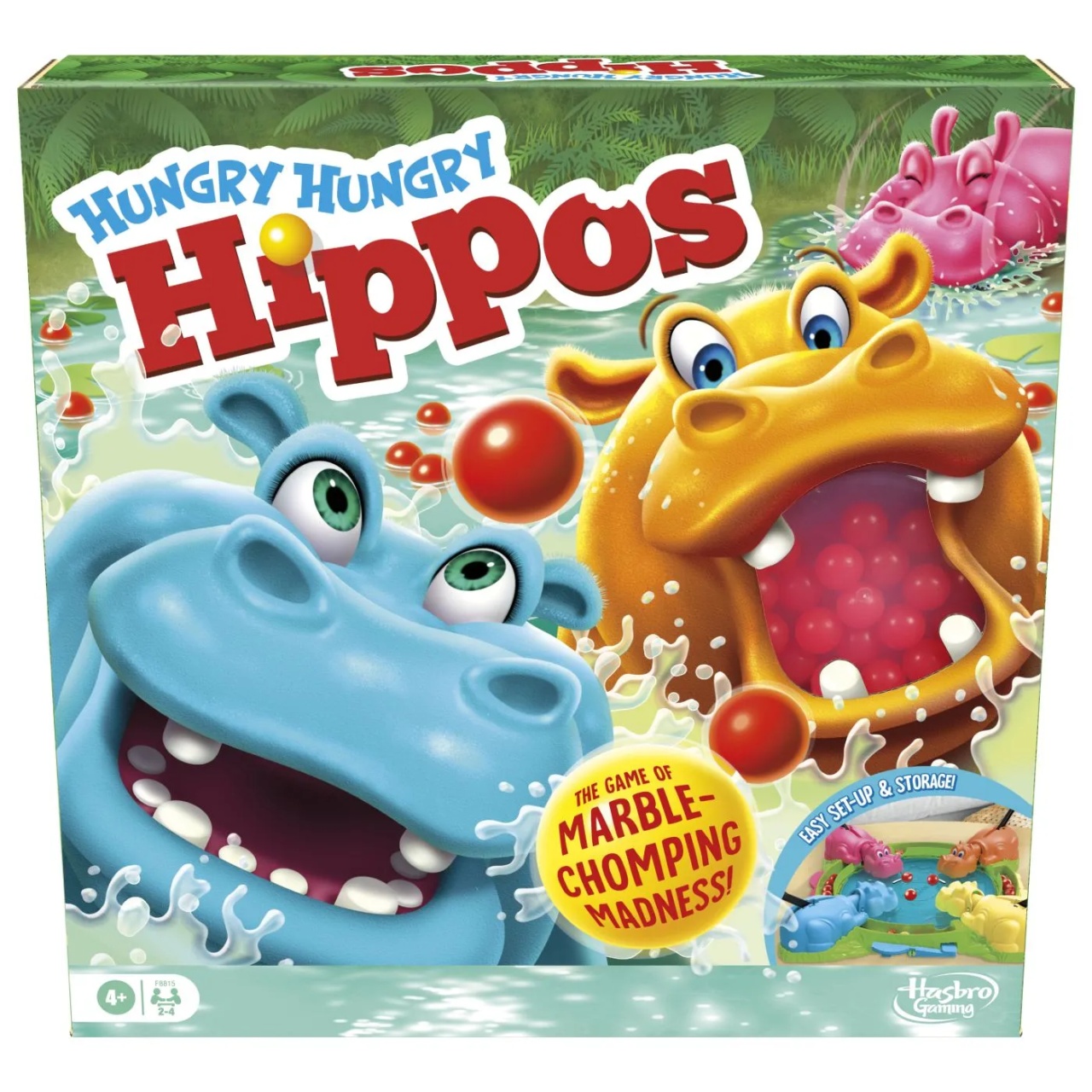 Joc Hungry Hungry Hippos Refresh In Limba Engleza