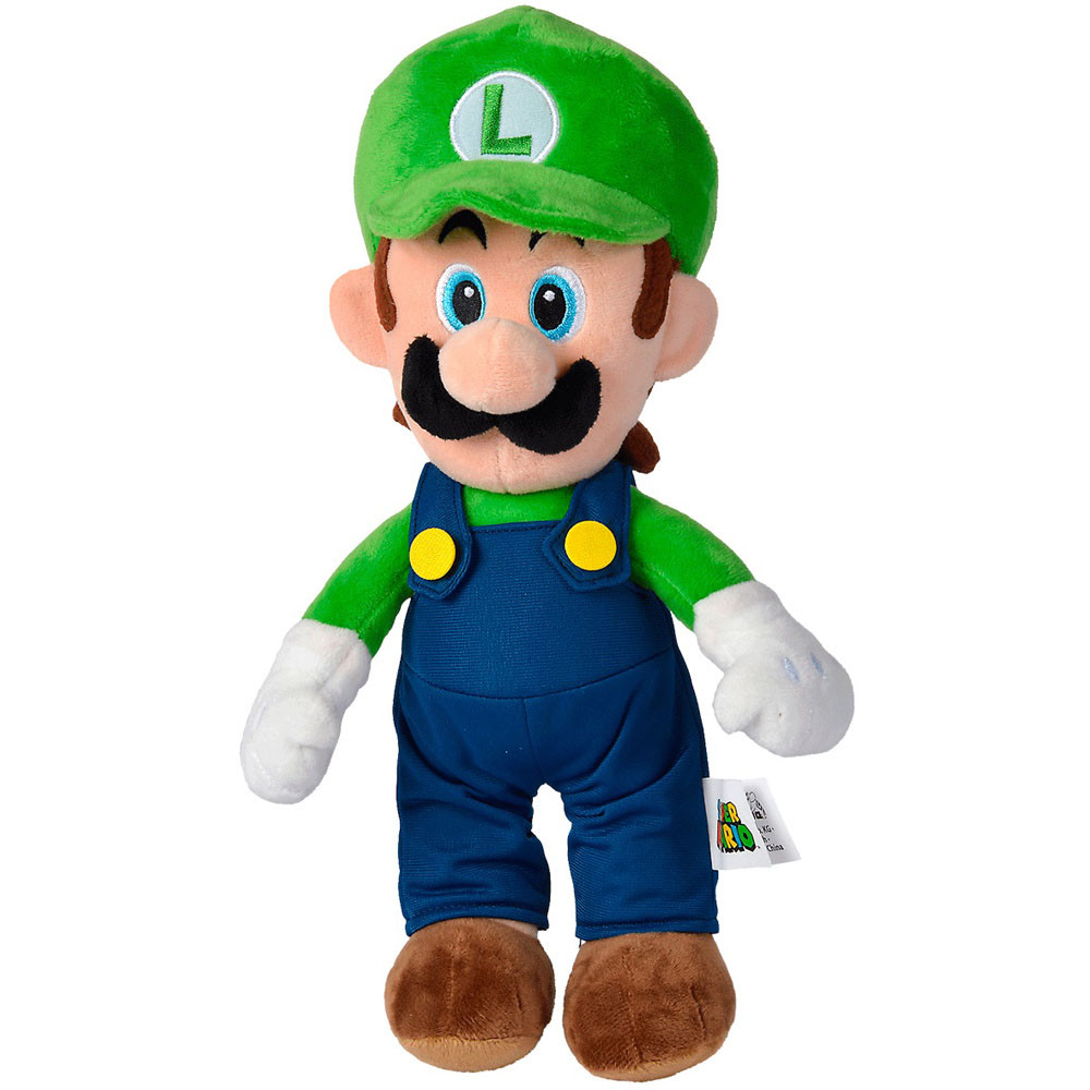 Jucarie de plus Simba Luigi, Super Mario, 32 cm - 2 | YEO