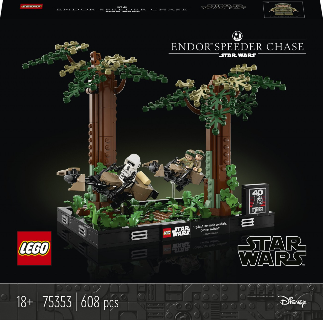 Lego Star Wars Diorama De Urmarire Cu Speederul Pe Endor 75353 - 1 | YEO