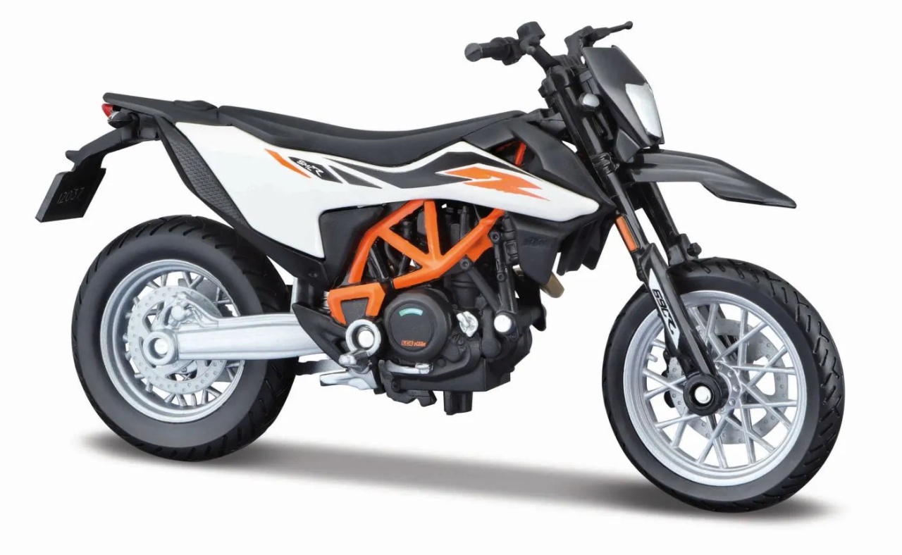 Maisto Motocicleta Metalica Editie Speciala Ktm 690 Smc Negru Scara 1 La 18