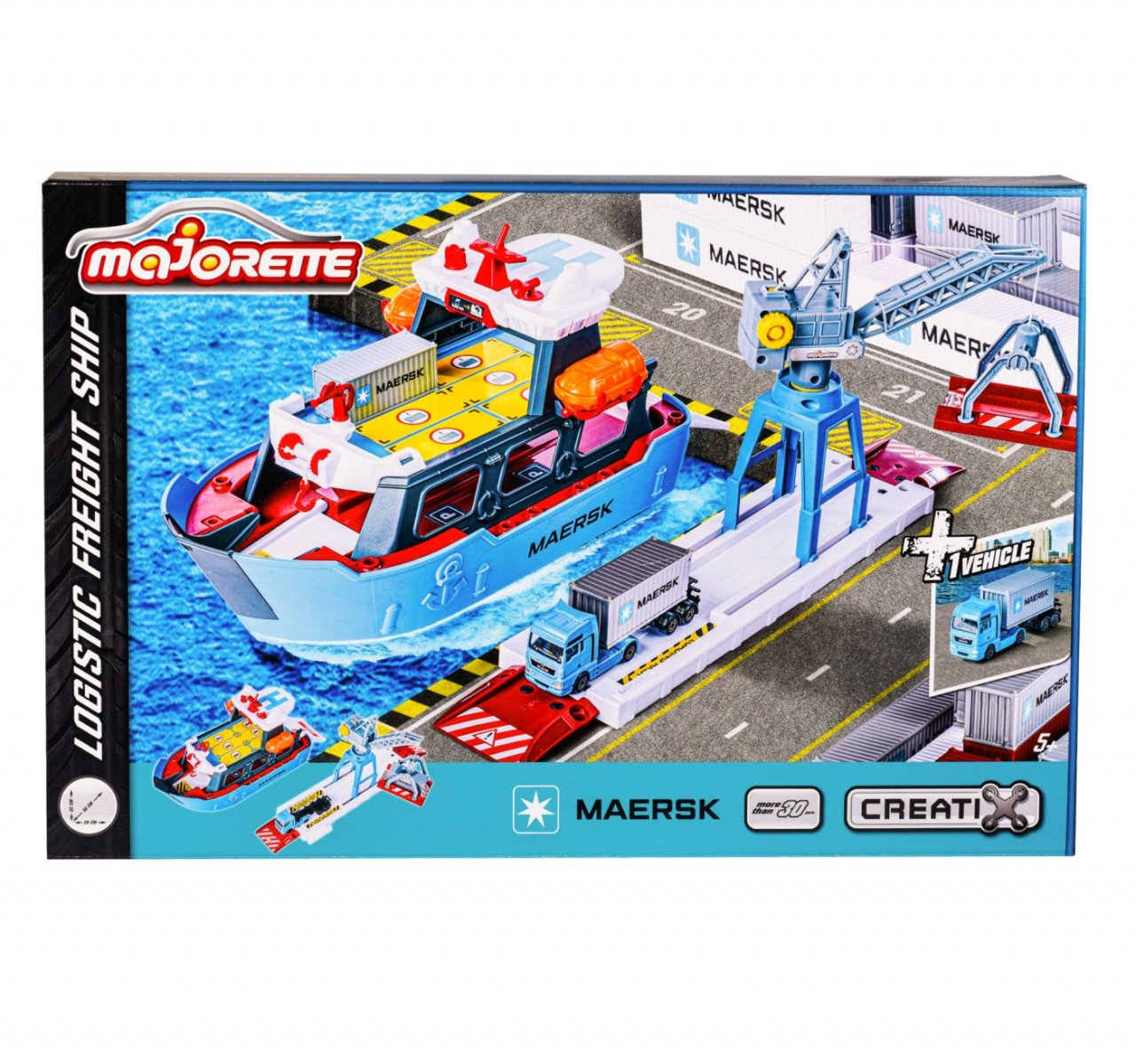 Majorette Creatix Statie Portuara Maersk - 1 | YEO