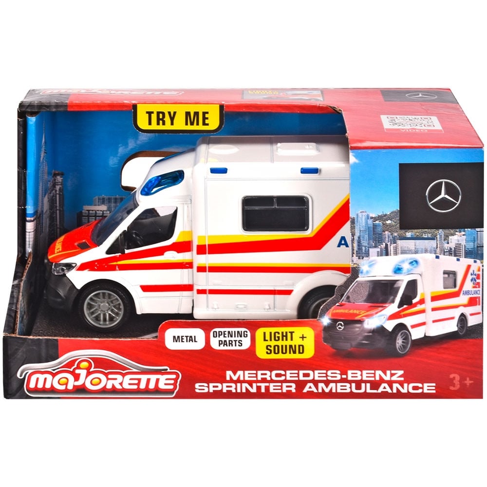 Masina ambulanta Majorette Mercedes-Benz Splinter cu lumini si sunete - 2 | YEO