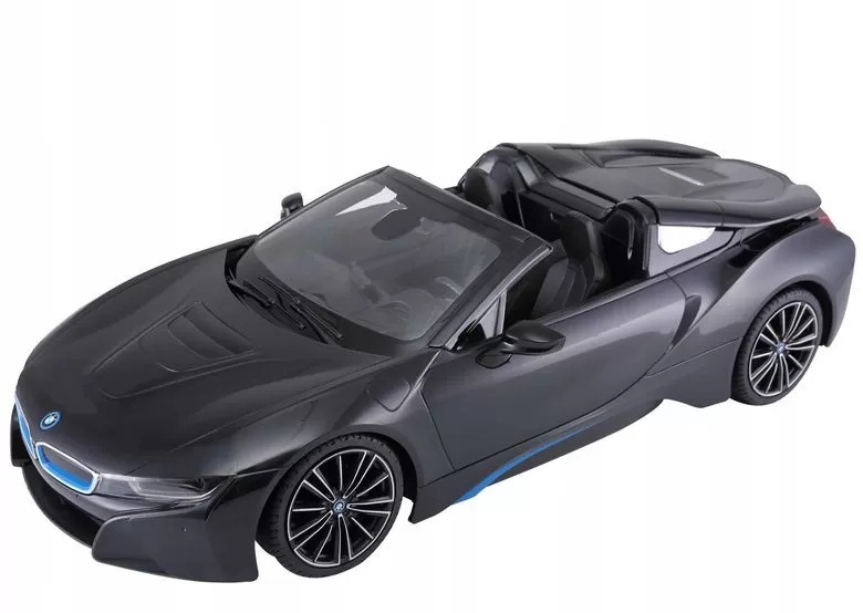 Masina Cu Telecomanda Bmw I8 Negru Scara 1 La 12